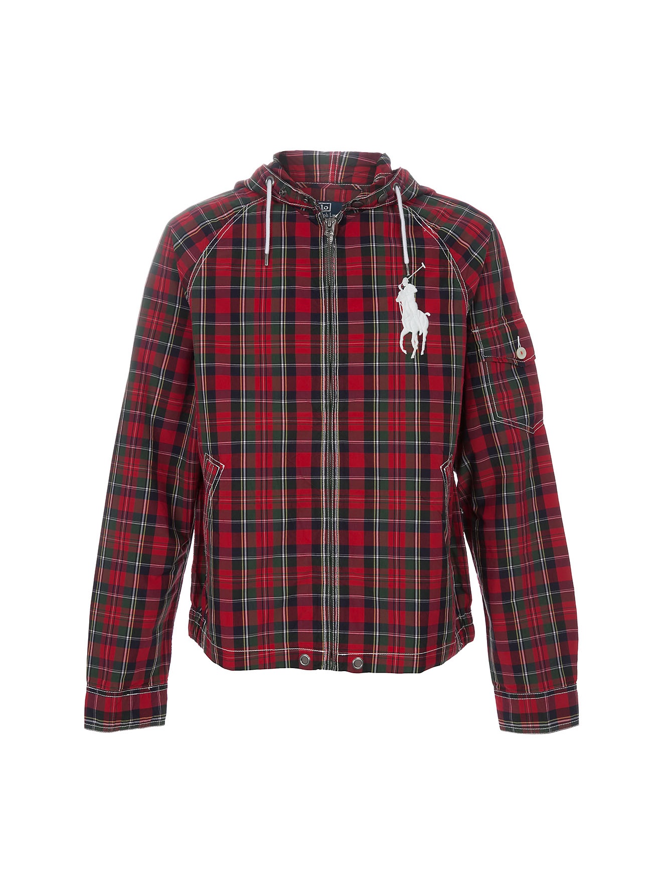 Polo Ralph Lauren Plaid Jacket in Red for Men Lyst