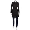 Blugirl Blumarine Beaded Trench Coat in Black - Lyst