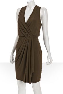 Diane Von Furstenberg Olive Jersey Knit Racerback Moritzi Dress - Lyst