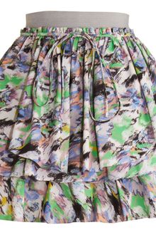 Suno Triple Layer Mini Skirt - Lyst