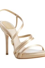 Dior Beige Satin A Doub Tour Sandals
