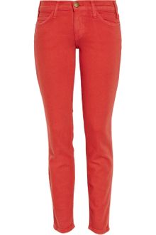 Current/Elliott The Stiletto Low-rise Cropped Skinny Jeans - Lyst