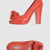 Alima Pumps with Open Toe in Orange (coral) - Lyst