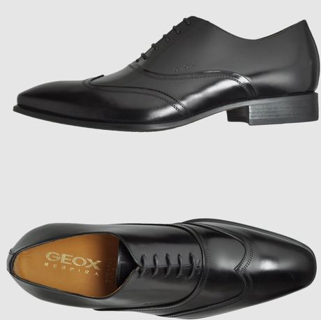 Geox Laced Shoes in Black for Men