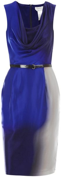 Max Mara Cowl Neck Dress - Lyst