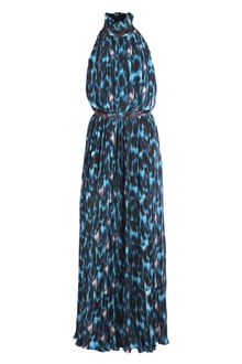 Erdem Washed Crepe Pleated Dress - Lyst
