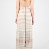 M Missoni Halter Neck Wave Maxi in Pink (blush) - Lyst