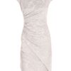 Max Mara Studio Corona Jacquard Dress in Gray (grey) - Lyst