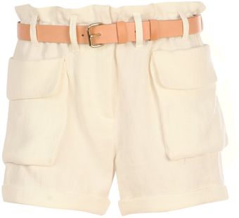 A.L.C. Linen Cargo Shorts - Lyst