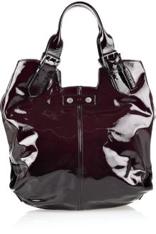 Alexander McQueen Faithful Patent-leather Tote - Lyst
