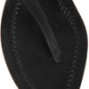 Sigerson Morrison Doublebuckle Asymmetric Leather Sandals in Black - Lyst