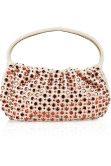Sonia Rykiel Crystal-embellished Leather Bag - Lyst