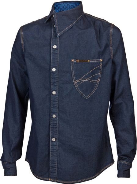 Vivienne Westwood Anglomania Ossie Clark Shirt in Blue for Men (denim) - Lyst