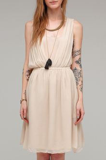 Girl. By Band Of Outsiders Solid Silk Alana Dress - Lyst