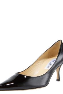Jimmy Choo Patent Pointed-toe Pump, Black - Lyst