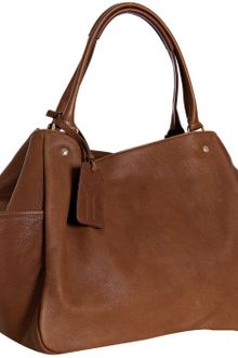 Yves Saint Laurent Gianduia Pebbled Leather Multy Handbag - Lyst