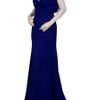 Jason Wu Flower Shoulders Gown in Blue (purple) - Lyst