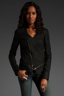 Improvd Leather Jacket - Lyst