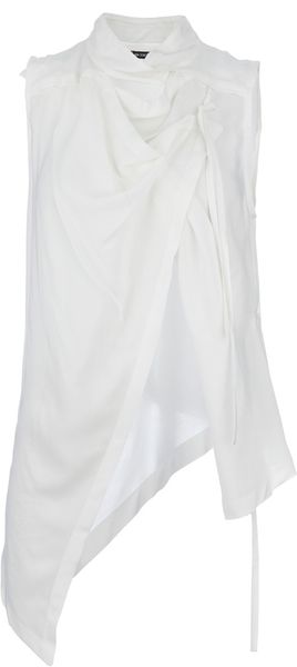 Ann Demeulemeester Asymmetric Top - Lyst