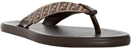 fendi fur flip flops