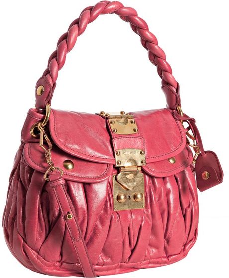 miu miu pink purse