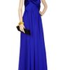 Notte By Marchesa Bowembellished Strapless Silkchiffon Gown in Blue - Lyst