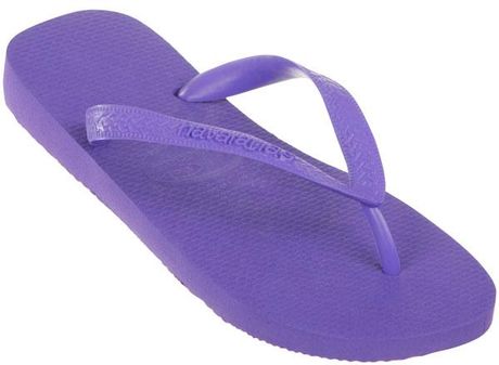 Havaianas Womens Flip Flops Purple in Purple | Lyst