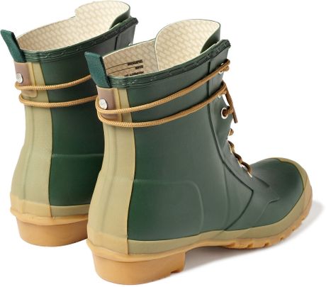 lace wellington boots