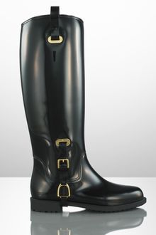 Ralph Lauren Collection Odette Rubber Rain Boot - Lyst