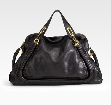 Chloé Paraty Large Tote in Black - Lyst