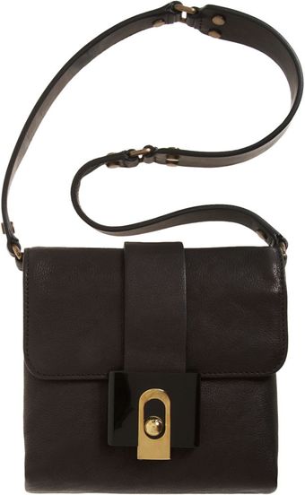Lanvin Sweet Dora Pm Belt Shoulder Noir - Lyst