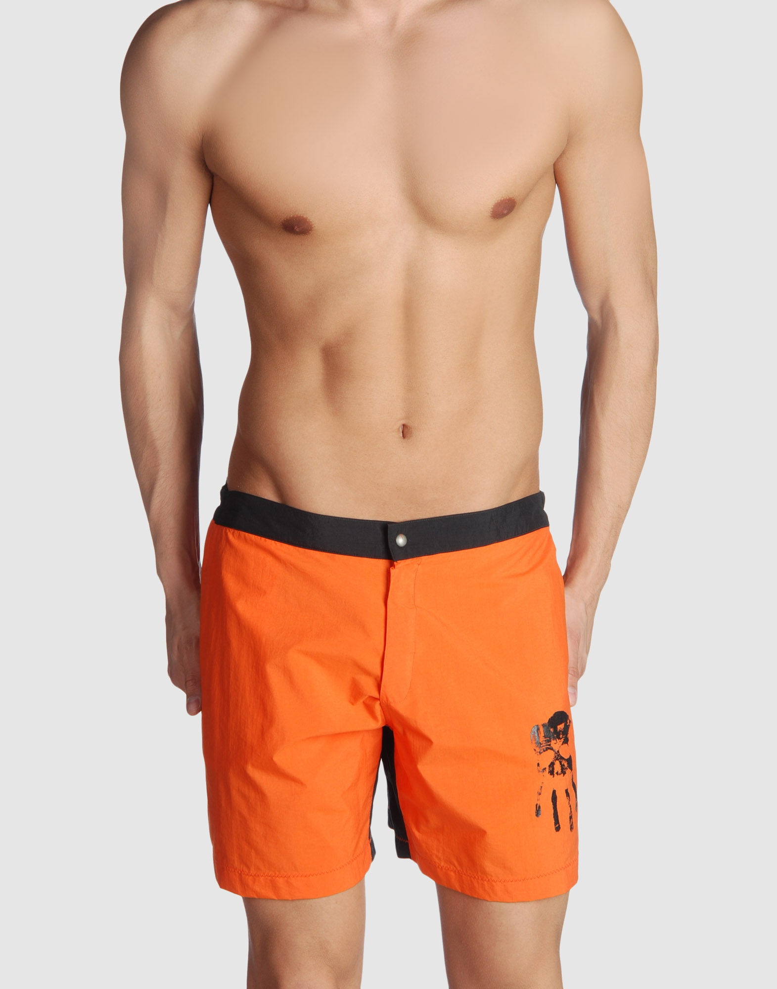 Boss By Hugo Boss Swimming Trunks in Orange for Men Lyst
