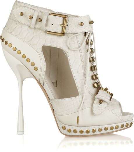 alexander mcqueen boots studs