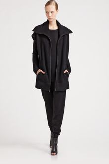 Donna Karan New York Boiled Cashmere Zip Vest - Lyst