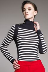 Alexander McQueen Button-shoulder Turtleneck