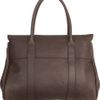 Mulberry Bayswater Leather Bag in Brown (chocolate) - Lyst