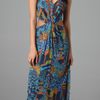 Zimmermann Labyrinth Twist Maxi Dress in Blue - Lyst