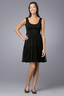 DKNY Sleeveless System Chiffon Dress - Lyst