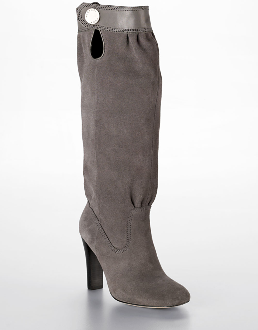 tall boots gray