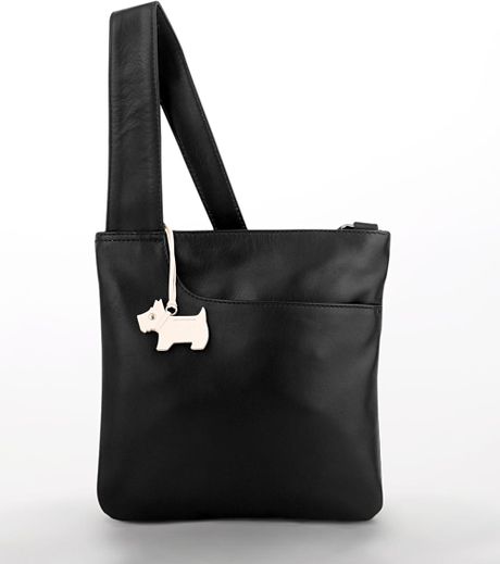 Radley London Small Leather Cross-body Bag in Black | Lyst