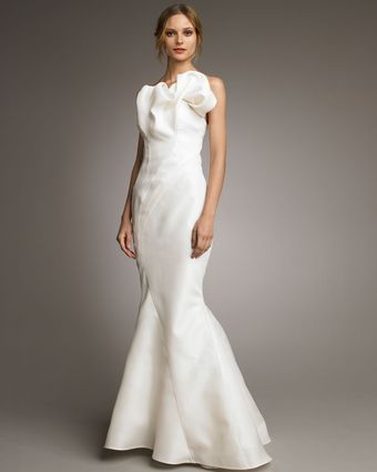 J. Mendel Ruffle-bust Mermaid Gown - Lyst