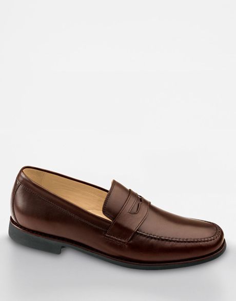 Johnston  Murphy Ainsworth Casual Leather Penny Loafers in Brown for ...