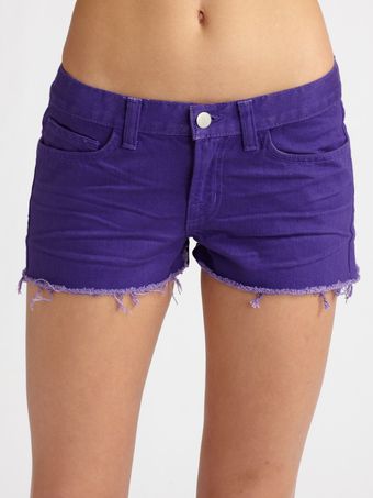 J Brand Low-rise Cut-off Shorts - Lyst