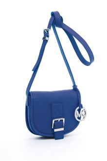 Michael Kors Michael Medium Saddle Bag Messenger Cobalt - Lyst
