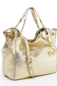 Michael Kors Michael Jet Set Medium Tote Pale Gold - Lyst