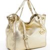 Michael Kors Michael Jet Set Medium Tote Pale Gold in Gold (jet) - Lyst