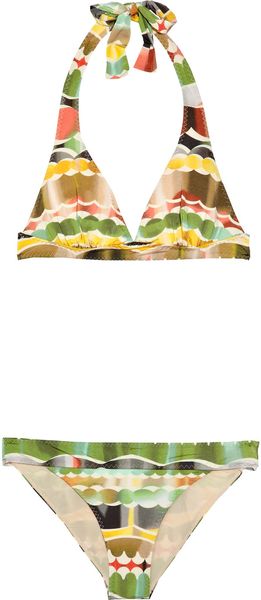 Missoni Nassau Printed Halterneck Bikini - Lyst