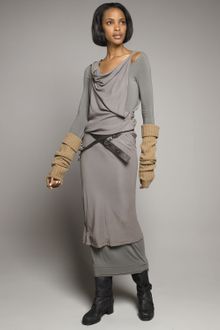Donna Karan New York Stretch Double-layer Dress - Lyst