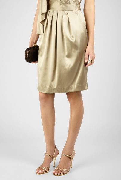 Moschino Cheap & Chic Gold Strappy High Heel Sandal in Gold | Lyst