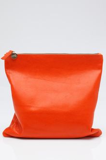 Clare Vivier Fold-over Clutch in Orange - Lyst